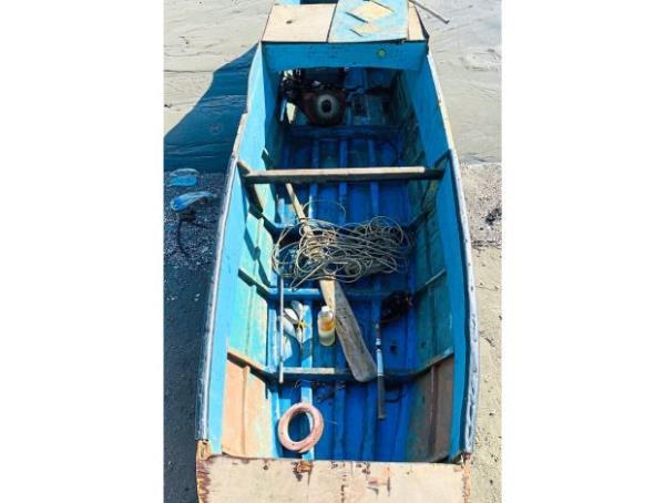 Illegal gear: The boat along with fish-bombing paraphernalia seized by MMEA.