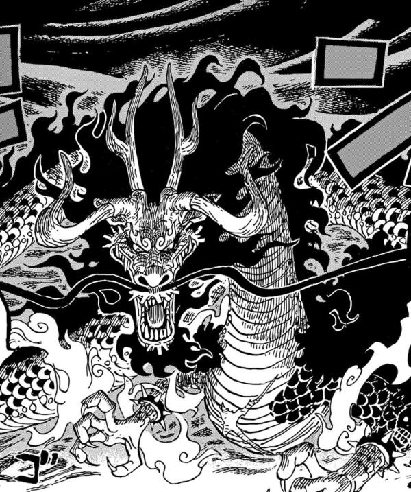 Kaido’s dragon form was a truly formidable foe. — Photo: Shueisha