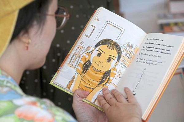 Tuan Nini’s illustrations bring sibling rivalry – and love – to life through a series of letters in bestselling US author Alison McGhee’s latest book 'Dear Brother'. Photo: The Star/Azlina Abdullah