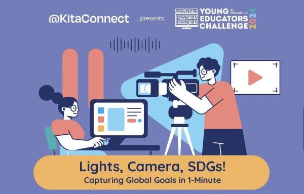 The theme of the challenge is 'Lights, Camera, SDGs! Capturing global goals in one minute'. Photo: Unicef Malaysia & Project ID