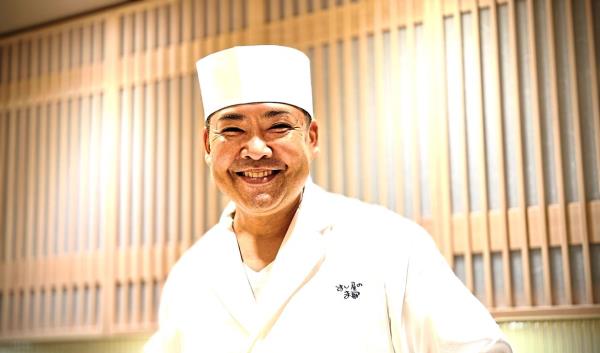 Kagatsume, the charismatic chef at Sushiya no Matsukan Azabu Honten.