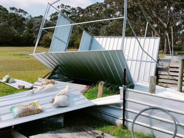 The state was battered with severe and damaging winds. NSW SES