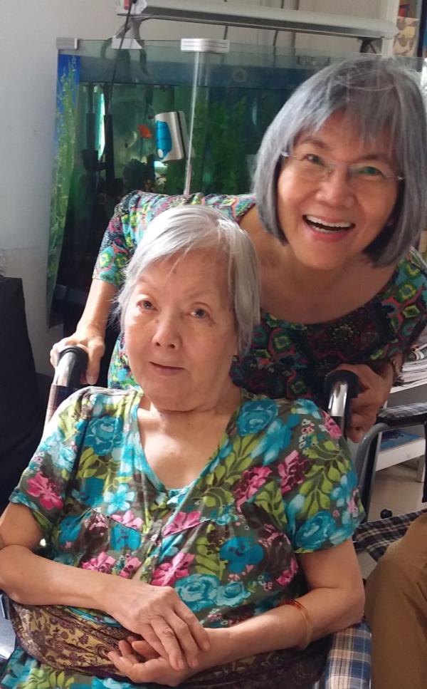 Fu celebrating her mum's 92nd birthday. She passed on at age 95 in 2021. - LILY FU