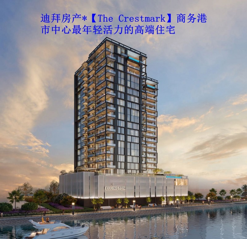 迪拜房产*【TheCrestmark】*商务港年轻活力的住宅